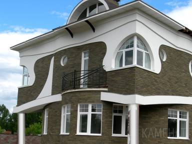 Заказать отделку фасада натуральным камнем
